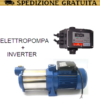 INVERTER + ELETTROPOMPA AUTOCLAVE SILENZIOSA AUTOADESCANTE 0,75 HP