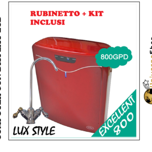 DEPURATORE ACQUA OSMOSI INVERSA PRODUZIONE DIRETTA ALCALINA O DEPURATA 6 STADI