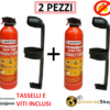 ESTINTORE ESTINGUENTE PORTATILE 1 KG CON SUPPORTO PER CASA AUTO BARCA CAMPER